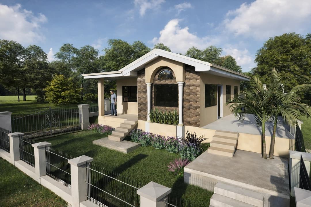 Elegant 2-bedroom, 1-bath home 2